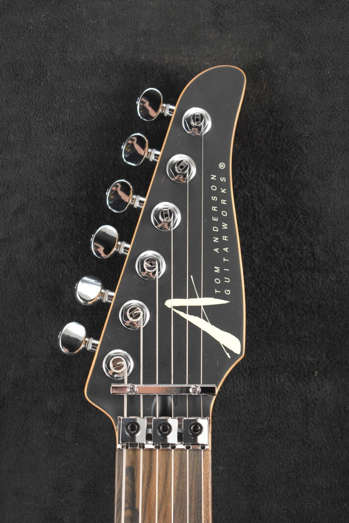 Tom Anderson Tom Anderson Drop Top Satin Super Natural Black Burst with Binding