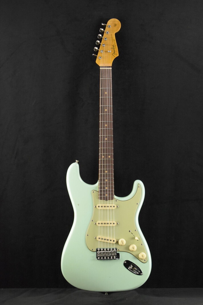 Fender Fender '64 Stratocaster Journeyman Relic with Closet Classic Hardware - Faded Aged Surf Green