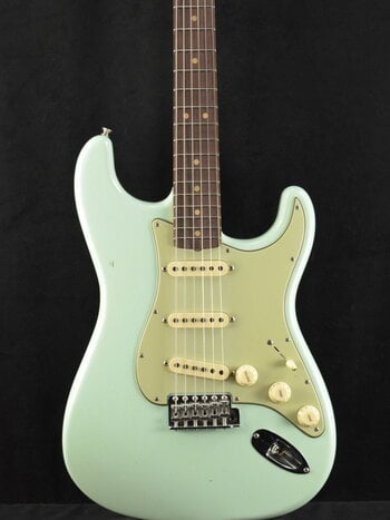 Fender Fender '64 Stratocaster Journeyman Relic with Closet Classic Hardware - Faded Aged Surf Green