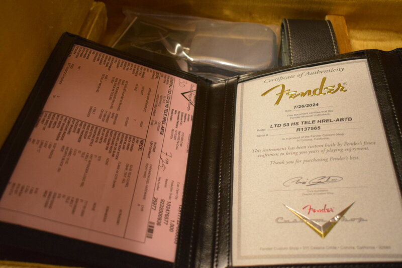 Fender Fender Limited Edition '53 HS Telecaster Heavy Relic - Aged Butterscotch Blonde