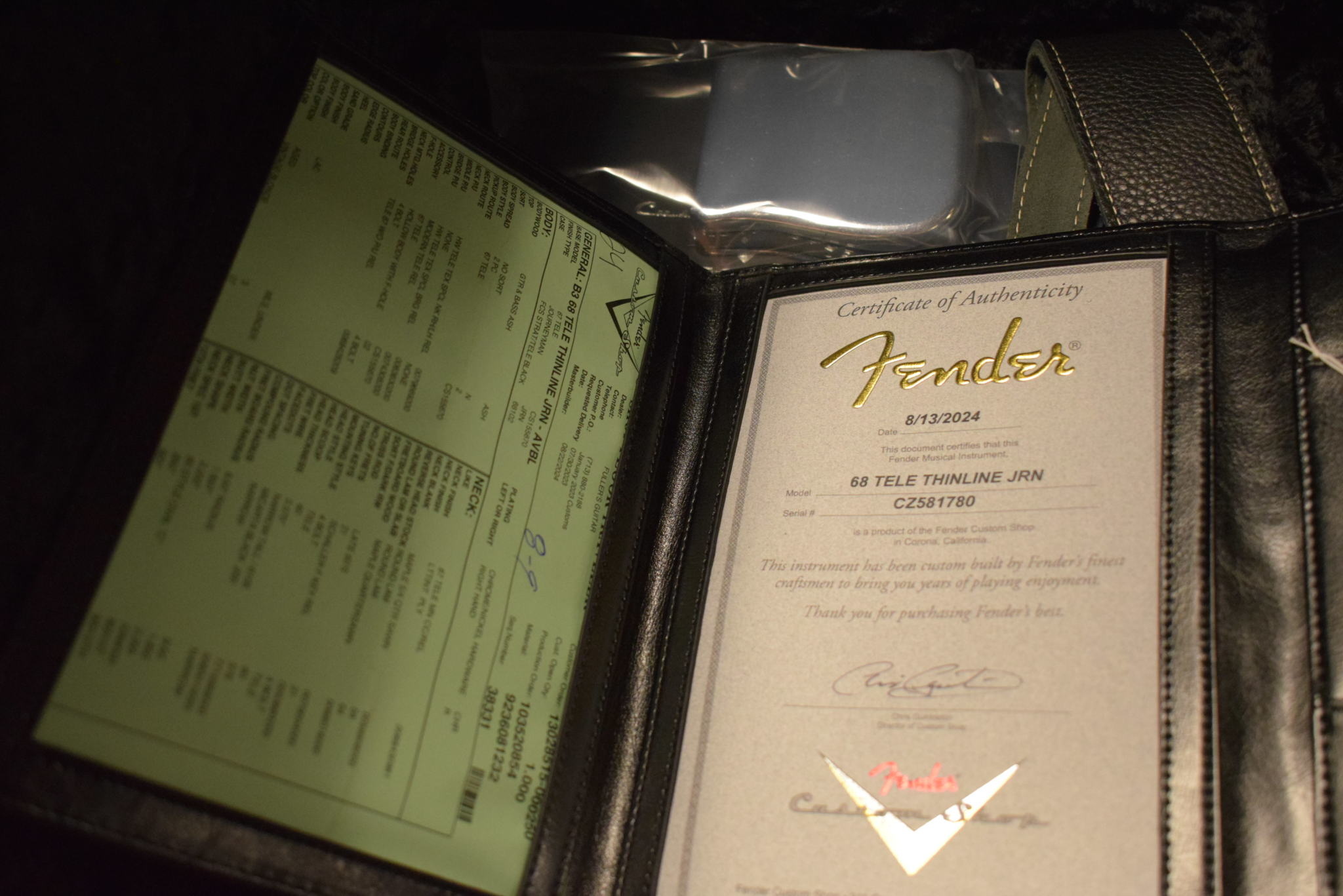 Fender Fender Custom Shop '68 Tele Thinline Journeyman Relic - Aged Vintage Blonde