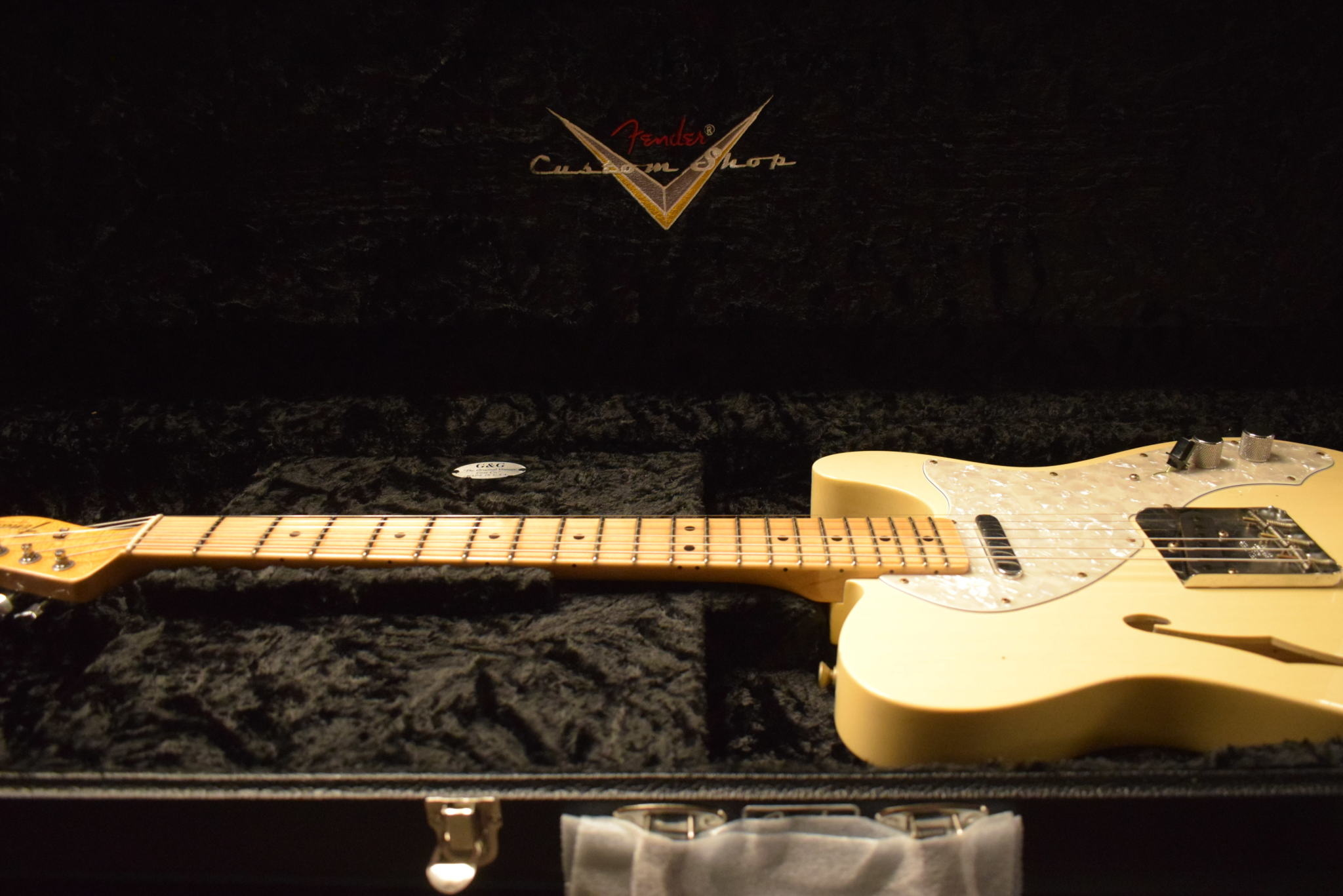 Fender Fender Custom Shop '68 Tele Thinline Journeyman Relic - Aged Vintage Blonde