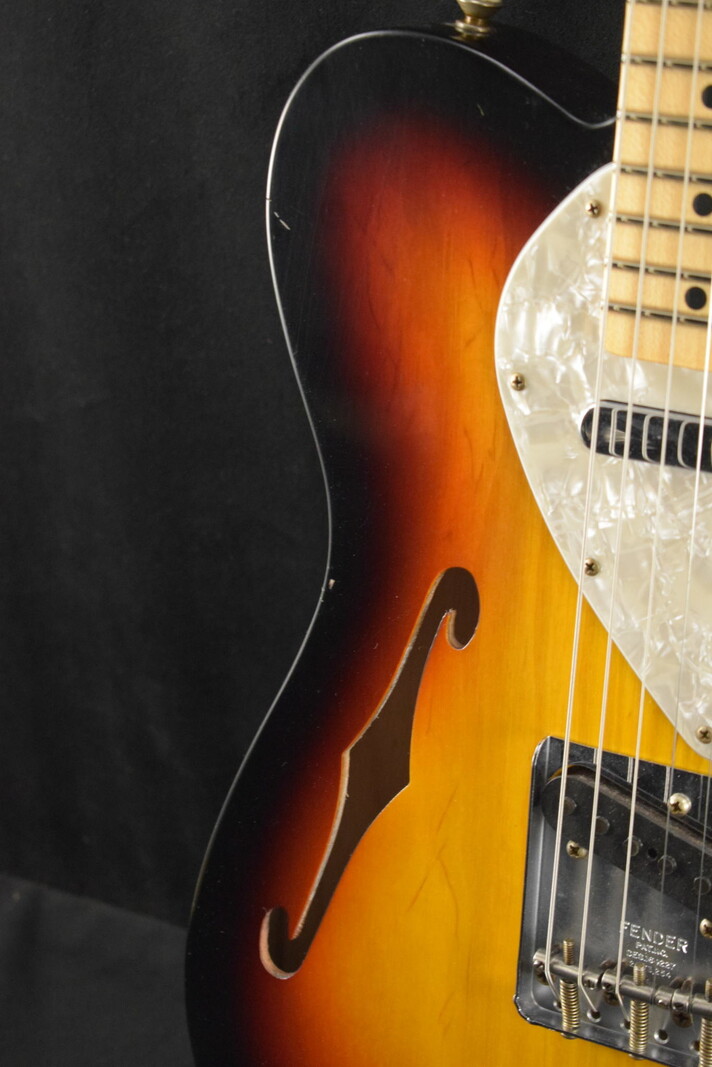 Fender Fender '68 Tele Thinline Fiji Mahogany Journeyman Relic - 3-Color Sunburst
