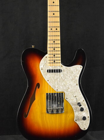 Fender Fender '68 Tele Thinline Fiji Mahogany Journeyman Relic - 3-Color Sunburst