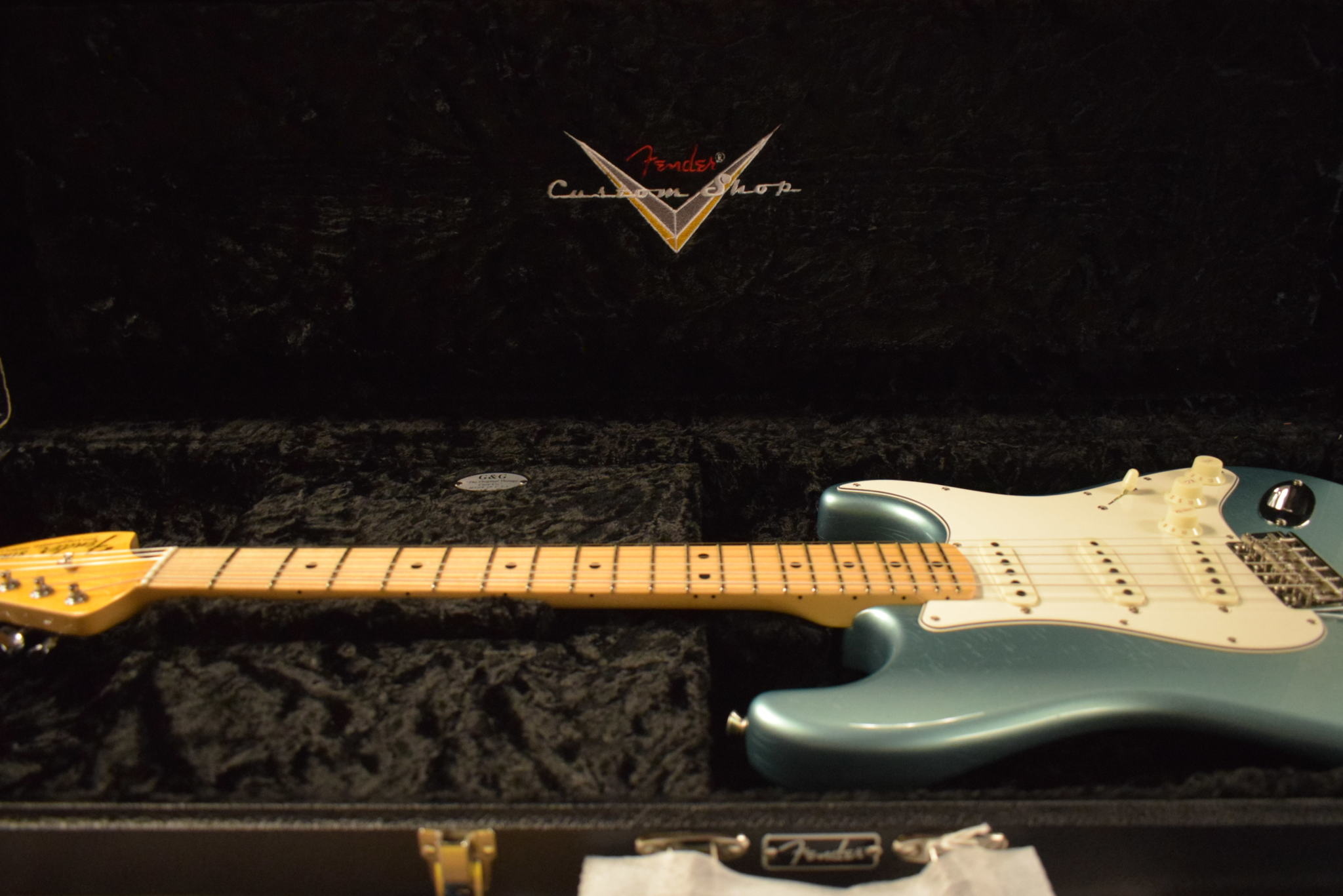 Fender Fender '68 Stratocaster DLX Closet Classic - Aged Teal Green Metallic
