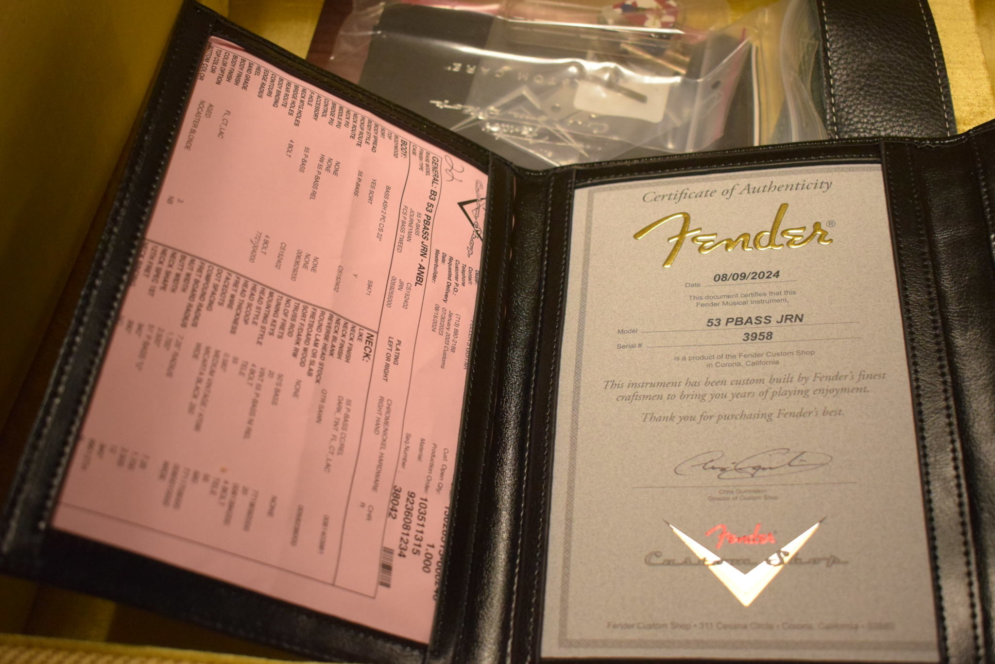 Fender Fender Custom Shop '53 Precision Bass Journeyman Relic - Aged Nocaster Blonde