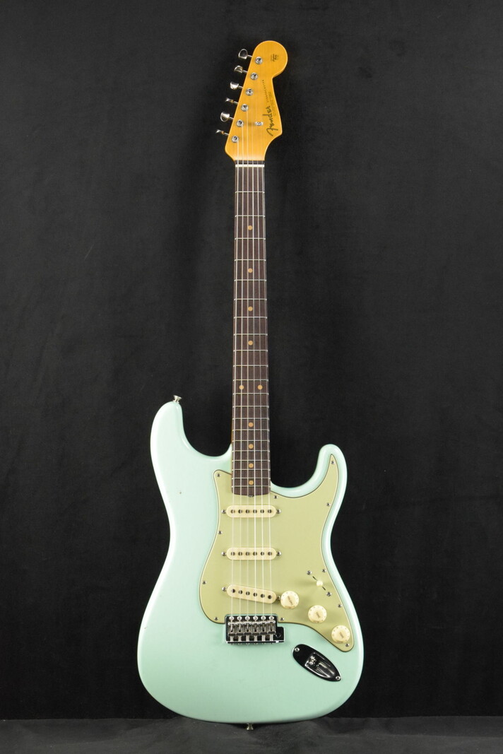 Fender Fender Limited Edition '62 Poblano Strat Journeyman Relic w/Closet Classic Hardware - Faded Aged Surf Green