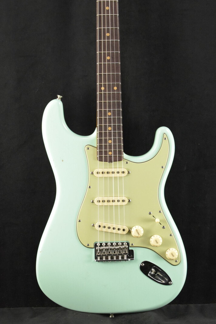 Fender Fender Limited Edition '62 Poblano Strat Journeyman Relic w/Closet Classic Hardware - Faded Aged Surf Green