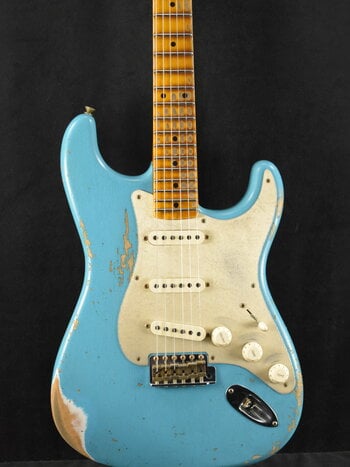 Fender Fender Limited Edition '58 Stratocaster Heavy Relic - Super Faded Aged Taos Turquoise