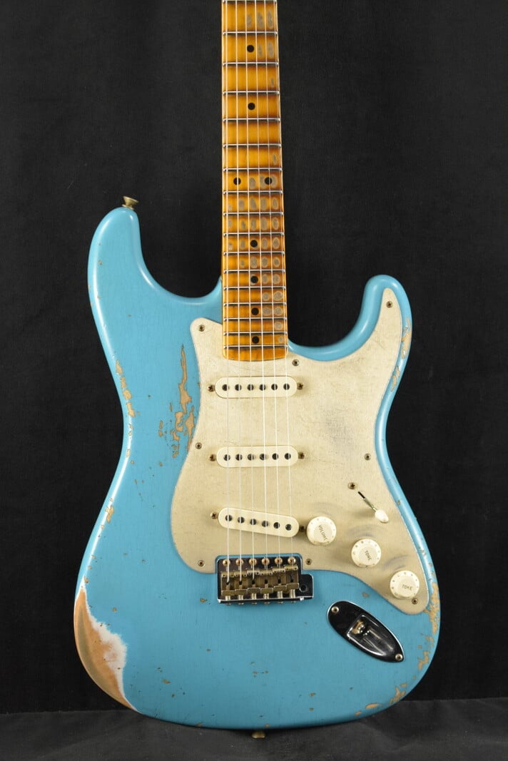 Fender Fender Limited Edition '58 Stratocaster Heavy Relic - Super Faded Aged Taos Turquoise