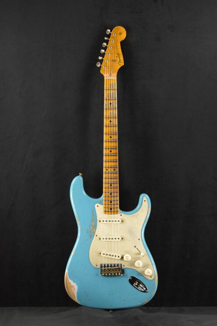 Fender Fender Limited Edition '58 Stratocaster Heavy Relic - Super Faded Aged Taos Turquoise