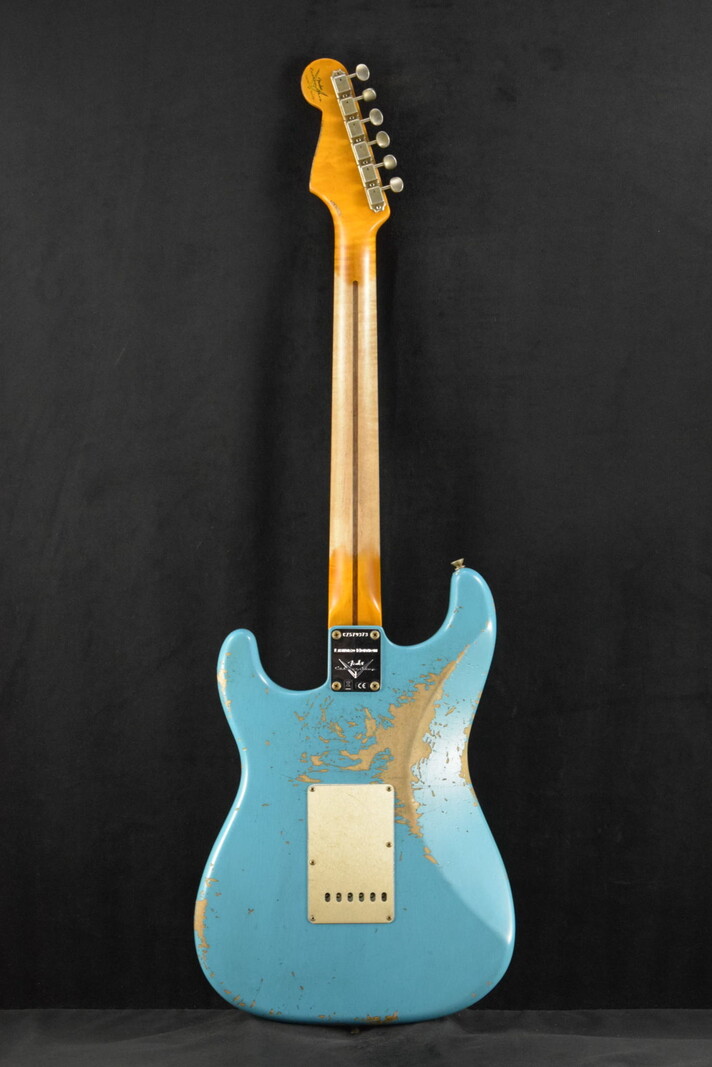 Fender Fender Limited Edition '58 Stratocaster Heavy Relic - Super Faded Aged Taos Turquoise