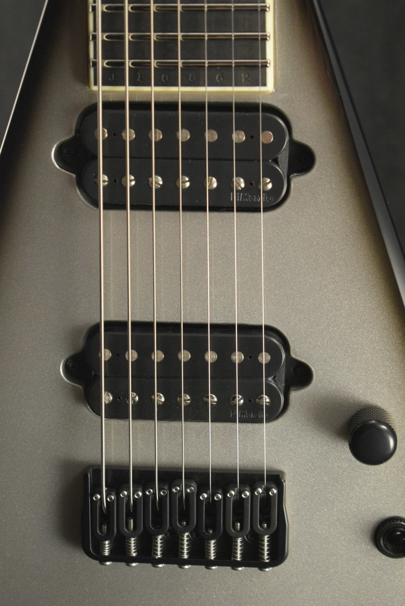 Jackson Jackson Custom Shop USA Special Edition King V 7 String Silverburst