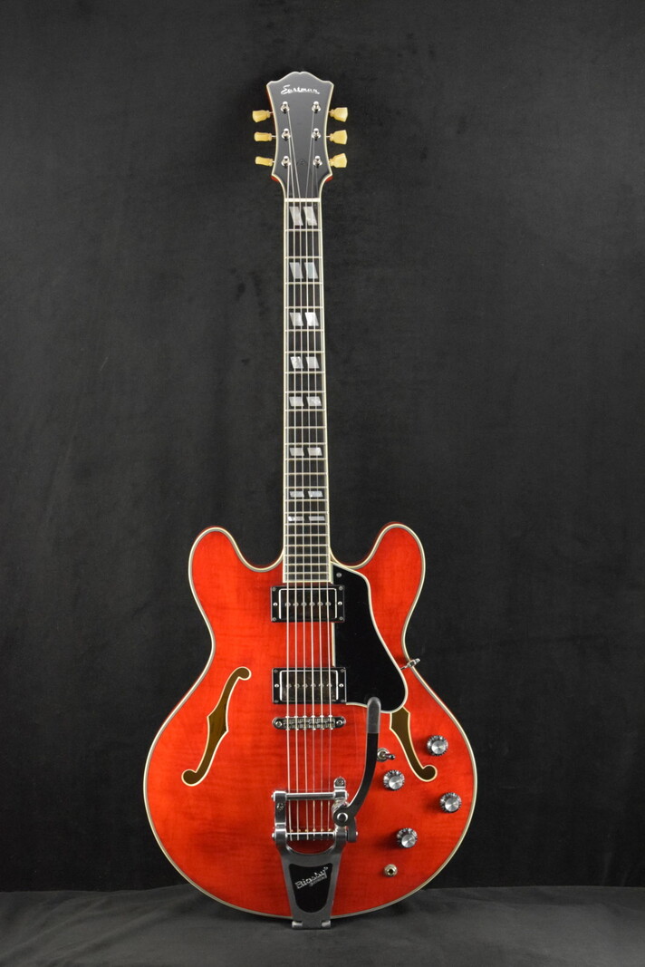 Eastman Eastman T486B-RD Thinline Bigsby Red Truetone Gloss
