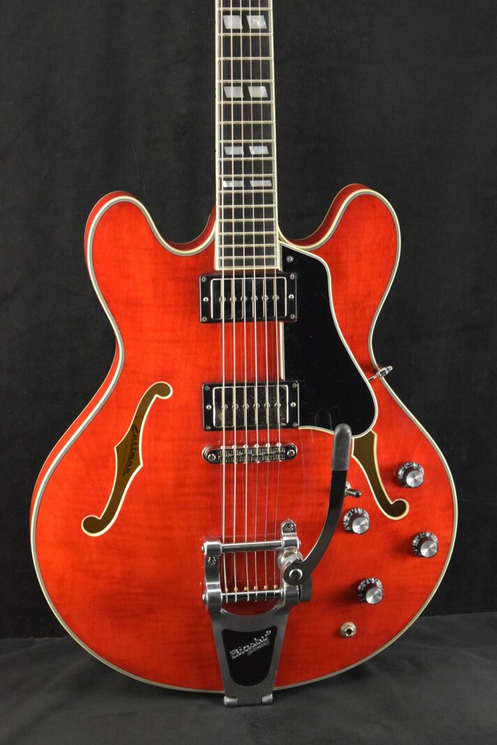 Eastman Eastman T486B-RD Thinline Bigsby Red Truetone Gloss