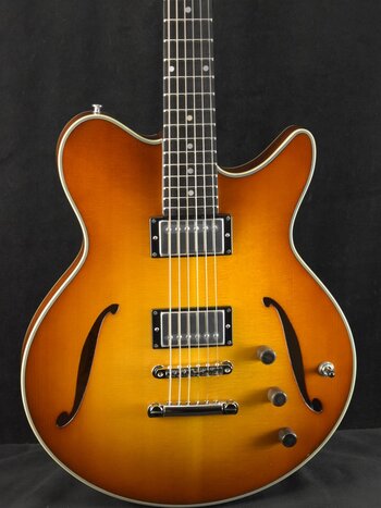 Eastman Eastman Romeo 14" Thinline Lollar Humbuckers Goldburst Truetone Gloss