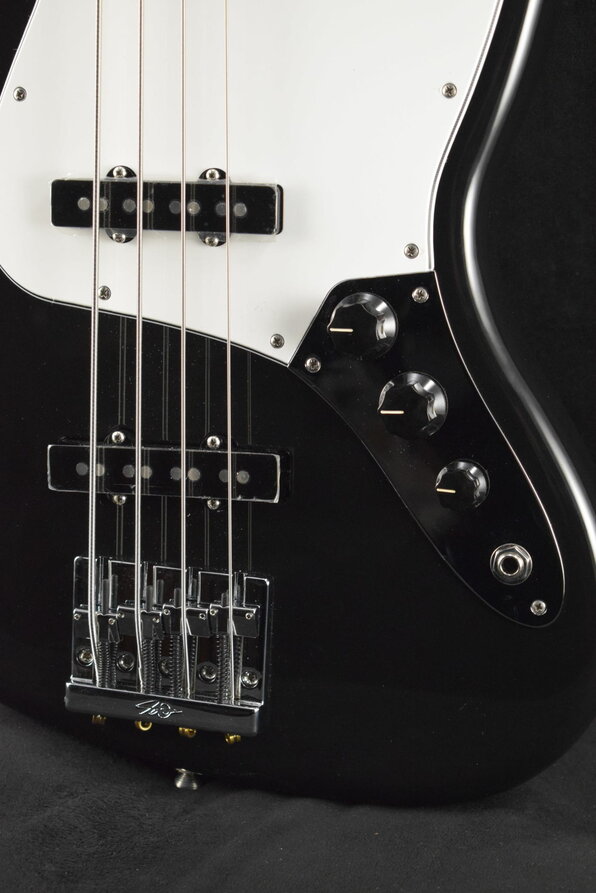 Fender Geddy Lee Jazz Bass Black Maple Fingerboard Fuller's Guitar