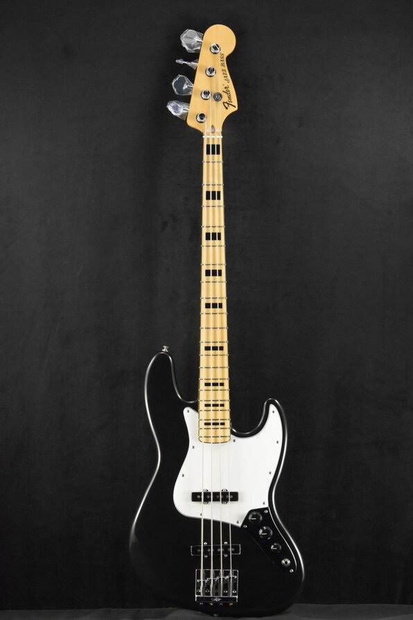 Fender Geddy Lee Jazz Bass Black Maple Fingerboard Fuller's Guitar