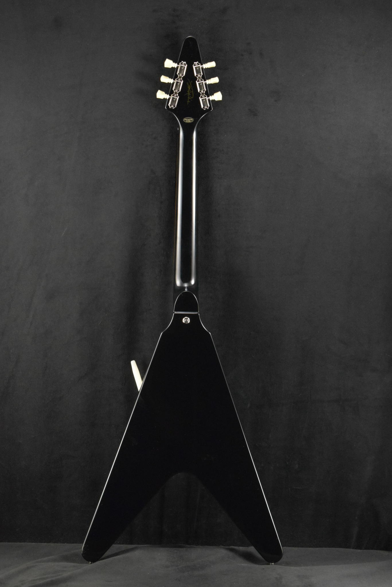 Gibson Custom Flying V Custom - Ebony with Ebony Fingerboard