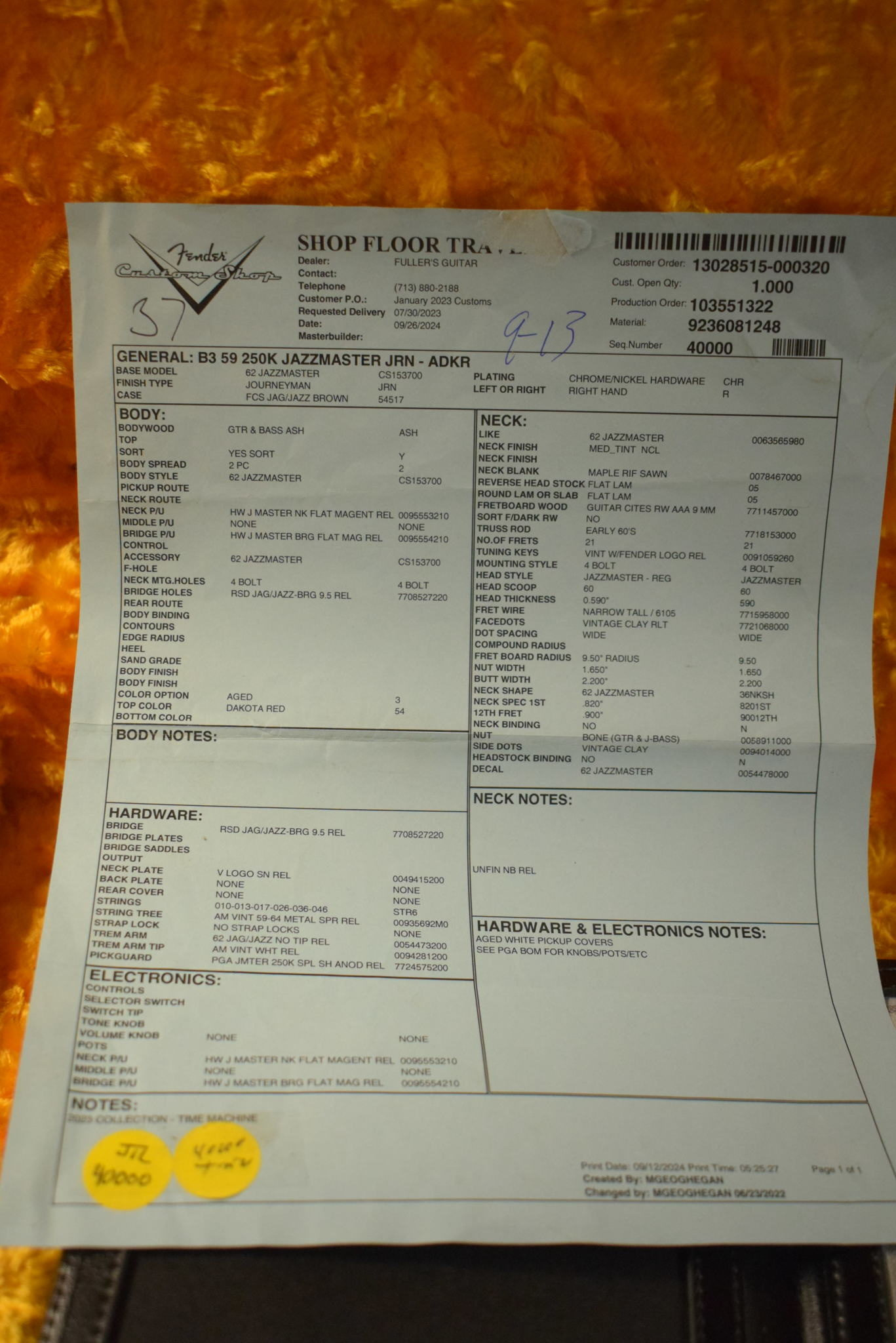 Fender Fender Custom Shop '59 Jazzmaster Journeyman Relic - Aged Dakota Red