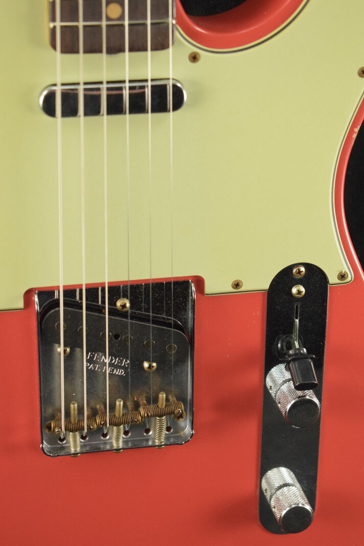 Fender Custom Shop 1963 Telecaster Relic Fiesta Red 3A