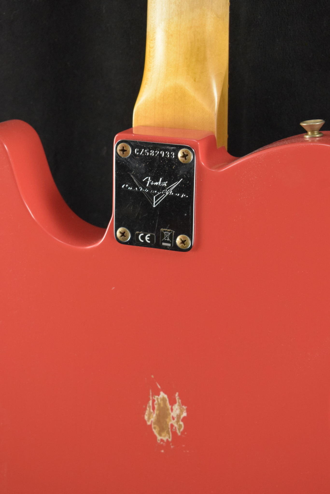 Fender Custom Shop 1963 Telecaster Relic Fiesta Red 3A