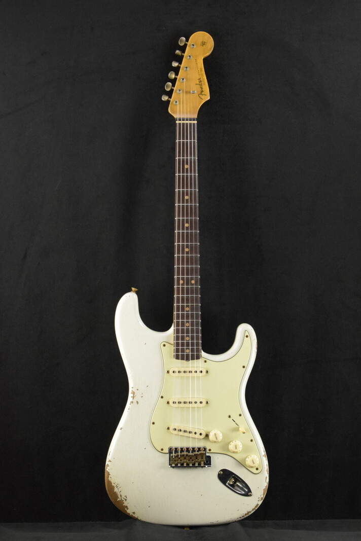 Fender Fender Limited Edition 1964 L-Series Stratocaster Heavy Relic 3A Aged Olympic White