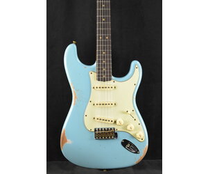 Fender Fender Limited Edition 1964 L-Series Stratocaster Heavy Relic Aged  Daphne Blue 3A Rosewood Fingerboard