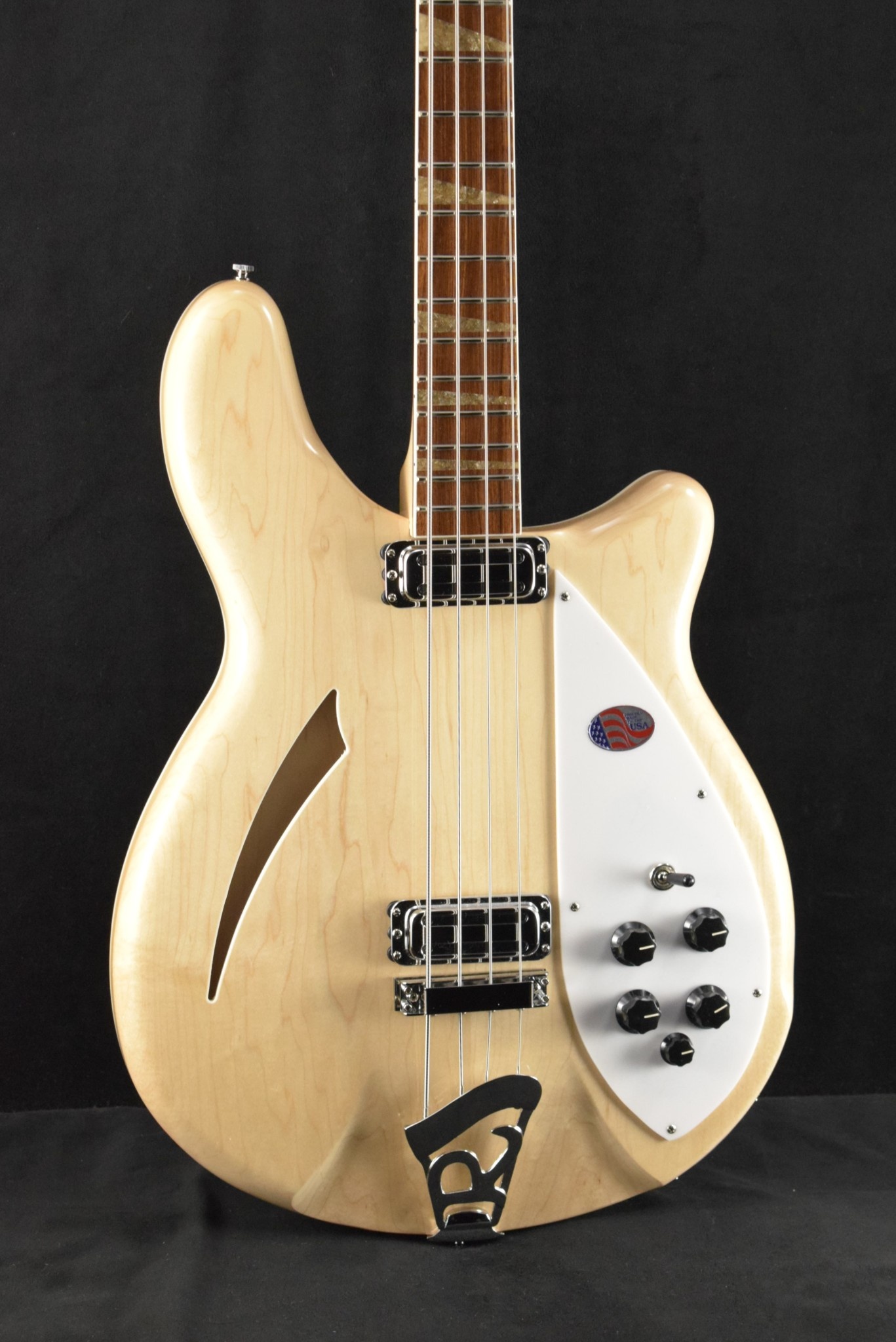 Rickenbacker Rickenbacker 4005V Vintage Reissue Semi-Hollow Bass Guitar Mapleglo