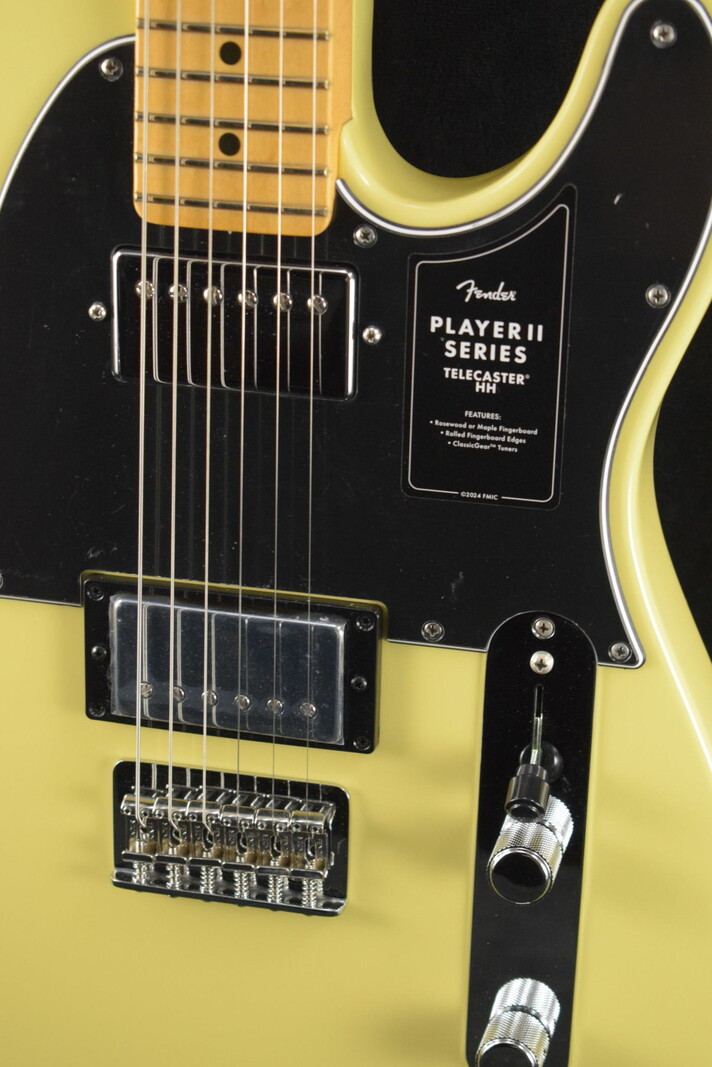 Fender Fender Player II Telecaster HH Hialeah Yellow Maple Fingerboard