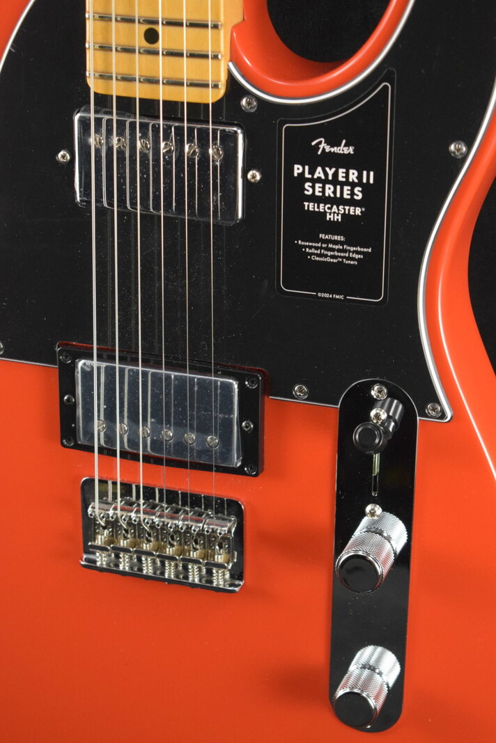 Fender Fender Player II Telecaster HH Coral Red Maple Fingerboard