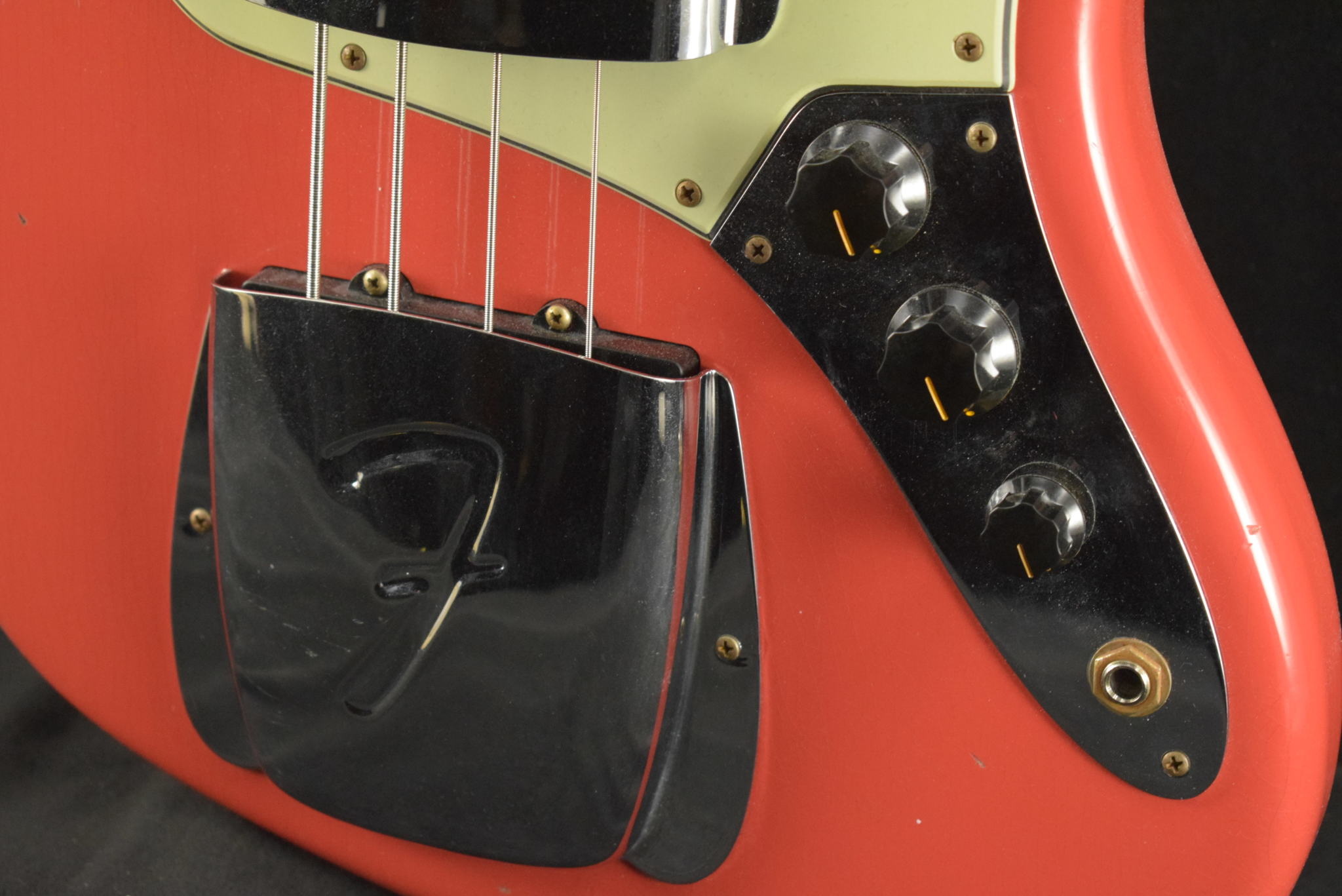 Fender Fender Custom Shop '63 Jazz Bass Journeyman Relic - Aged Fiesta Red