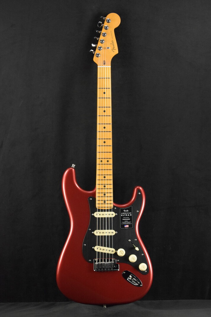 Fender American Ultra II Stratocaster Sinister Red Maple