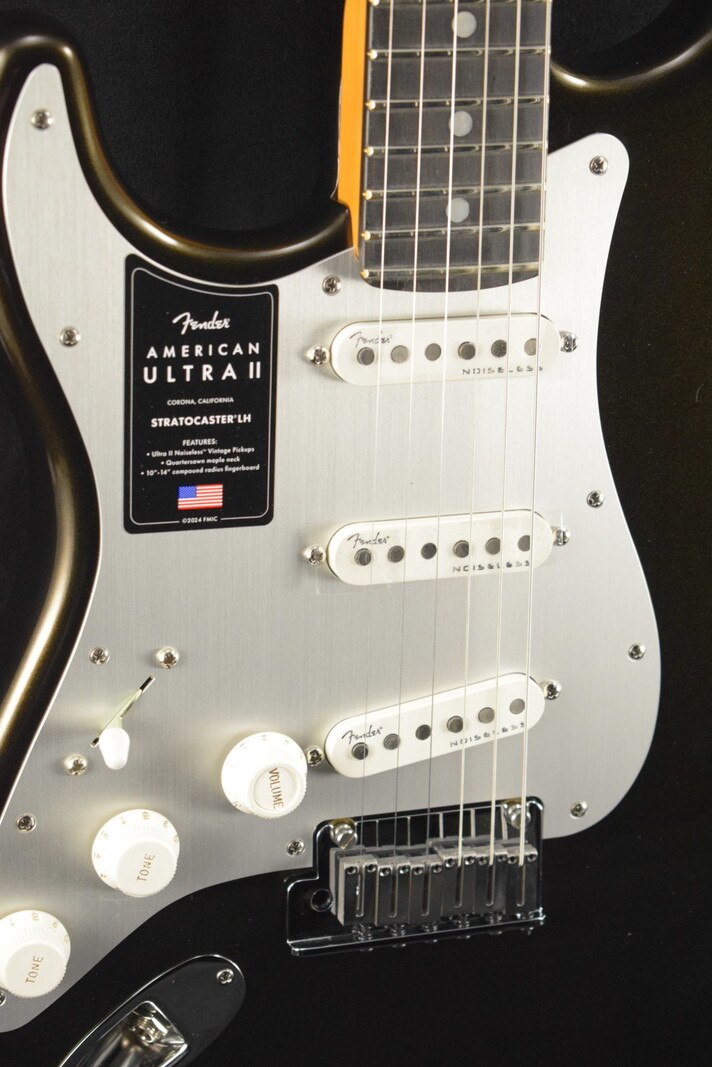 Fender Fender American Ultra II Stratocaster Left-Hand Texas Tea Ebony Fingerboard