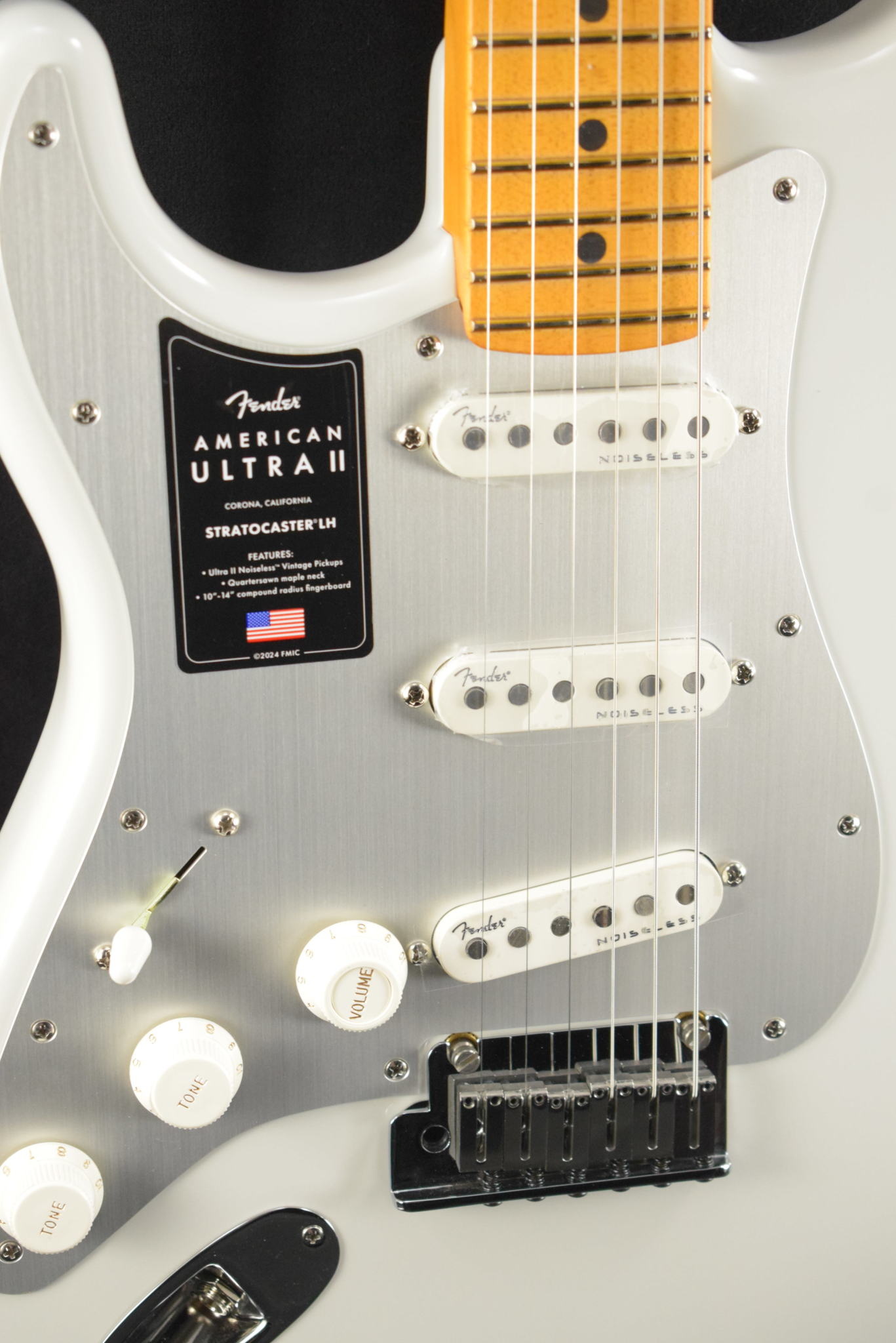 Fender Fender American Ultra II Stratocaster Left-Hand Avalanche Maple Fingerboard