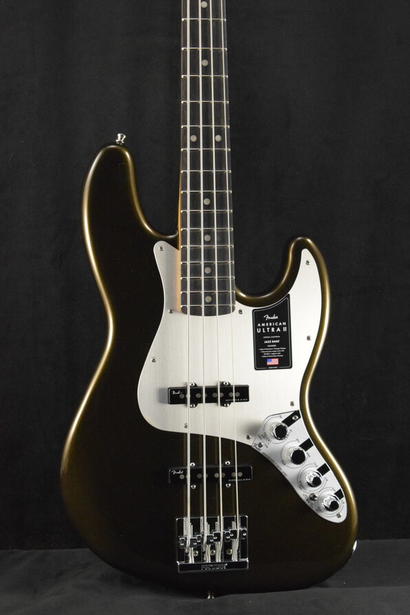Fender American Ultra II Jazz Bass Texas Tea Ebony Fingerboard Fuller