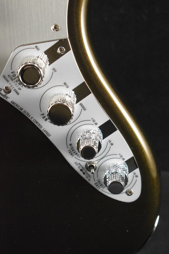 Fender American Ultra II Jazz Bass Texas Tea Ebony Fingerboard Fuller