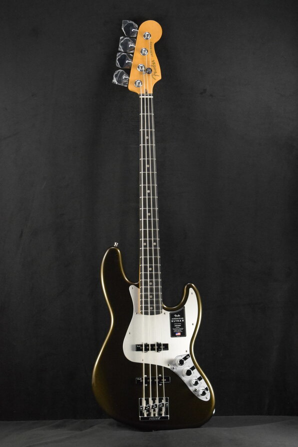 Fender American Ultra II Jazz Bass Texas Tea Ebony Fingerboard Fuller