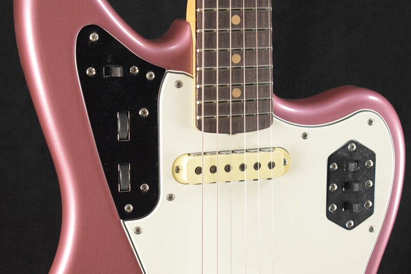 Fender Fender Custom Shop '63 Jaguar DLX Closet Classic - Aged Burgundy Mist Metallic