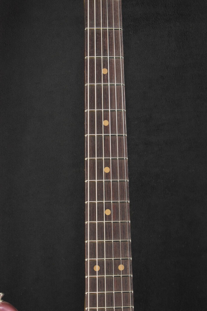 Fender Fender Custom Shop '63 Jaguar DLX Closet Classic - Aged Burgundy Mist Metallic