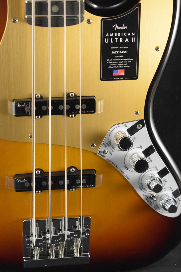 Fender American Ultra II Jazz Bass Ultraburst Ebony Fingerboard