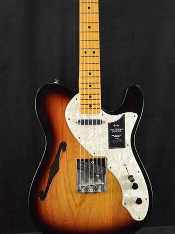 Fender Fender Vintera II '60s Telecaster Thinline 3-Color Sunburst Maple Fingerboard