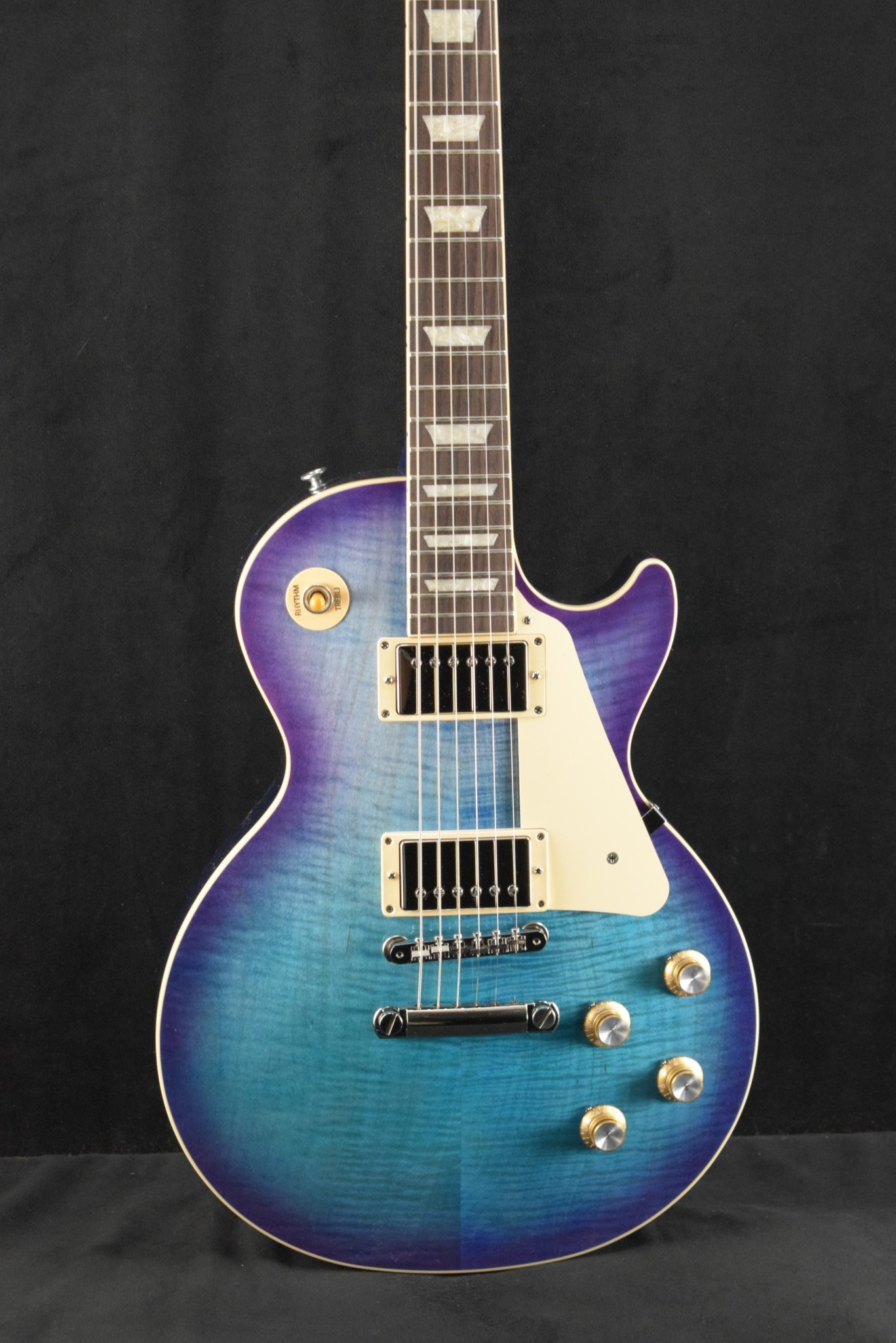 話題の人気 Gibson Les Paul Standard 60s Figured Top Blueberry Burst ギター