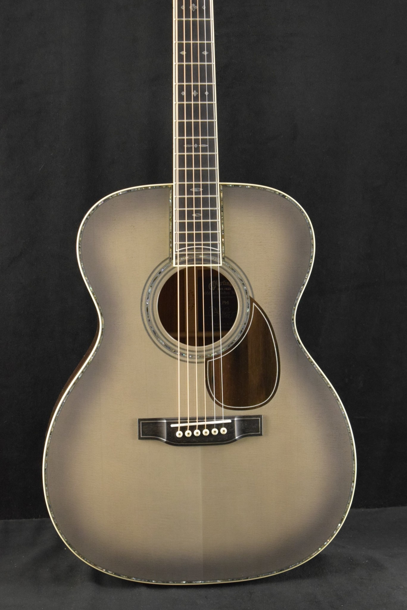 Martin Martin OM-45 John Mayer 20th Anniversary Platinum Gray Burst