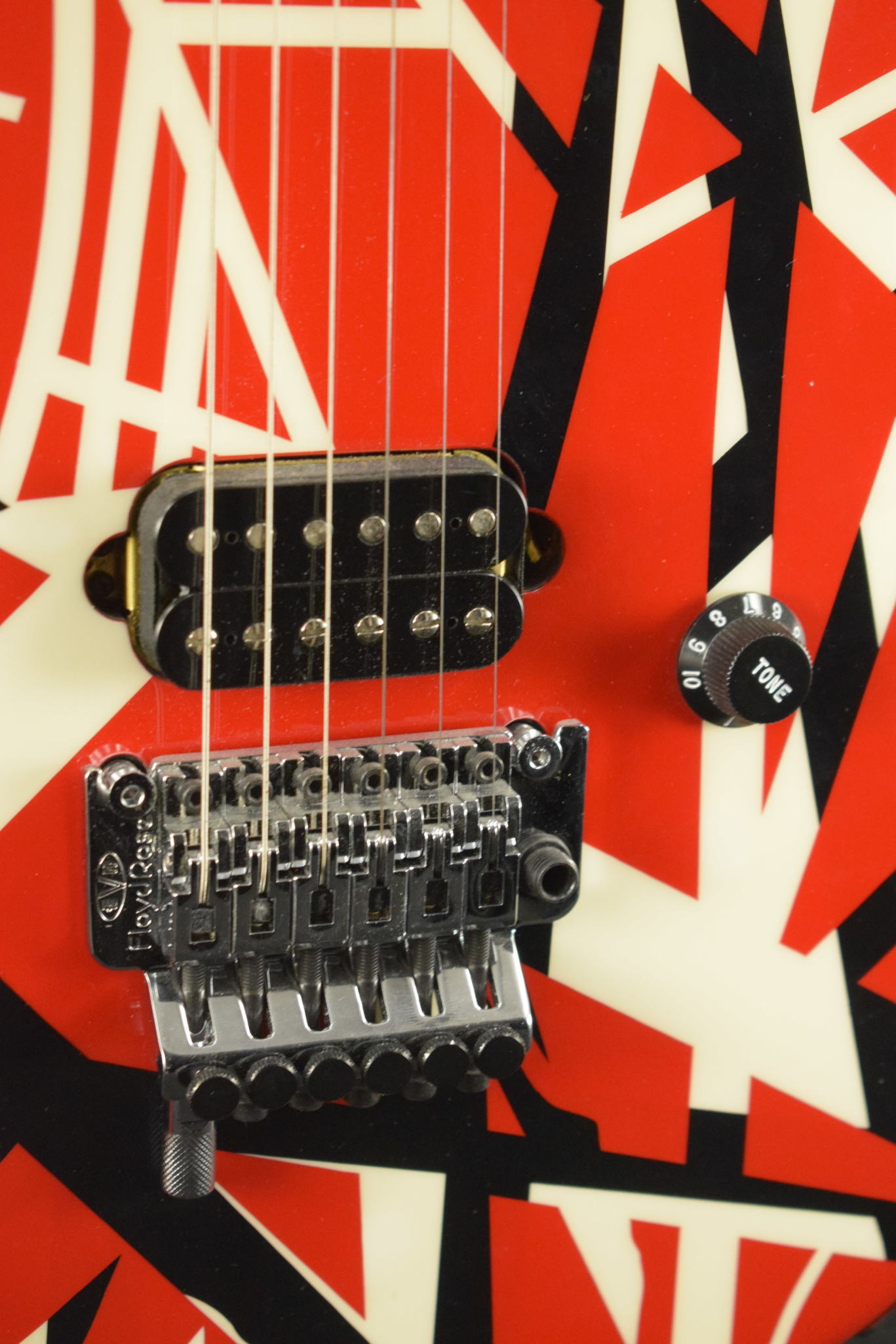 EVH Striped Series Red with Black Stripes #17401 – Empire Music