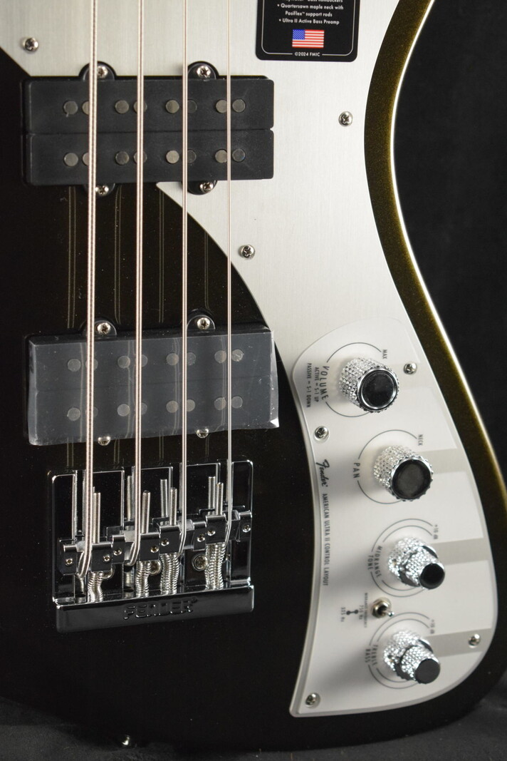 Fender Fender American Ultra II Meteora Bass Texas Tea Ebony Fingerboard