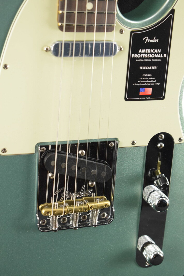 Fender Fender American Professional II Telecaster Mystic Surf Green Rosewood Fingerboard
