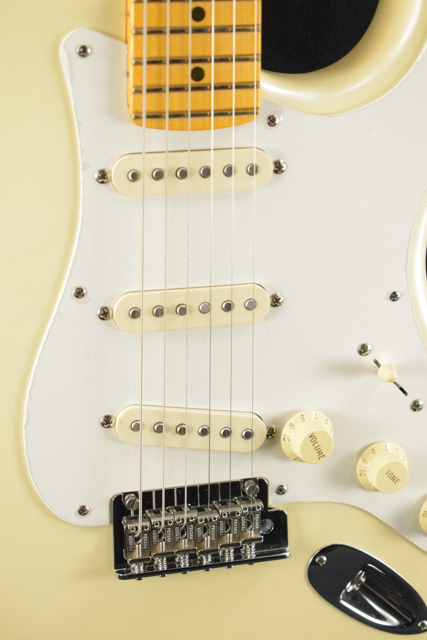 Fender Fender Lincoln Brewster Stratocaster Olympic Pearl Maple Fingerboard