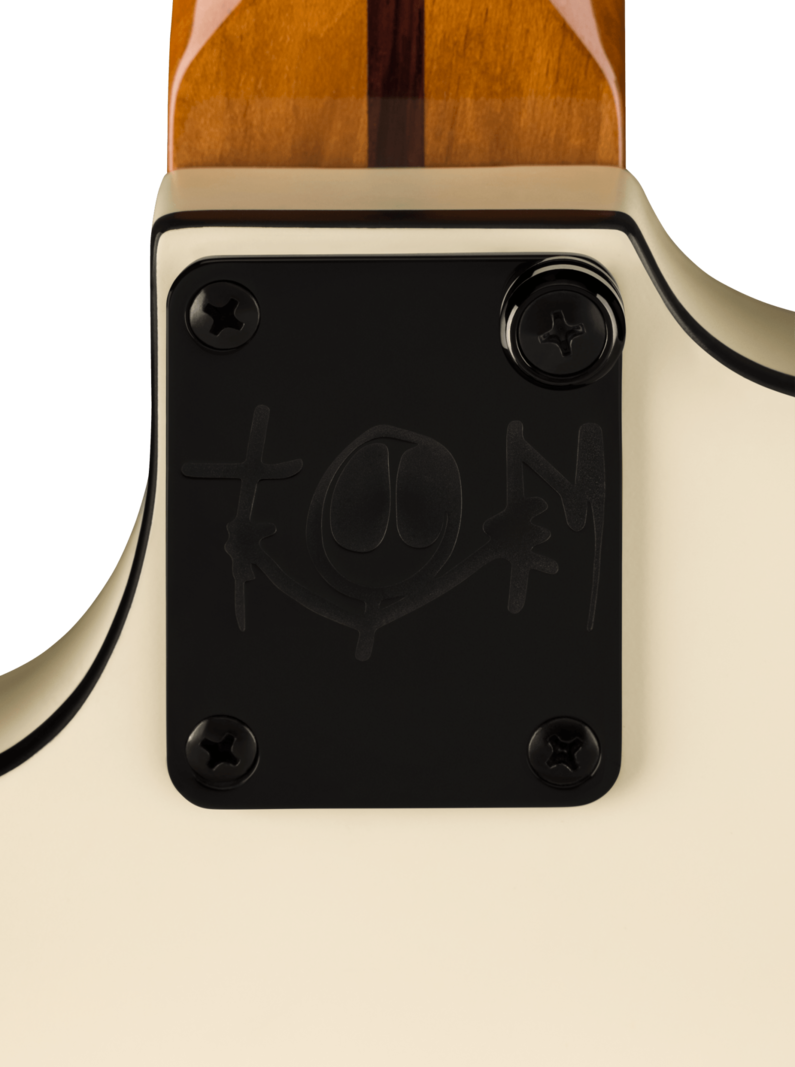 Fender Fender Tom DeLonge Starcaster Satin Olympic White Rosewood Fingerboard