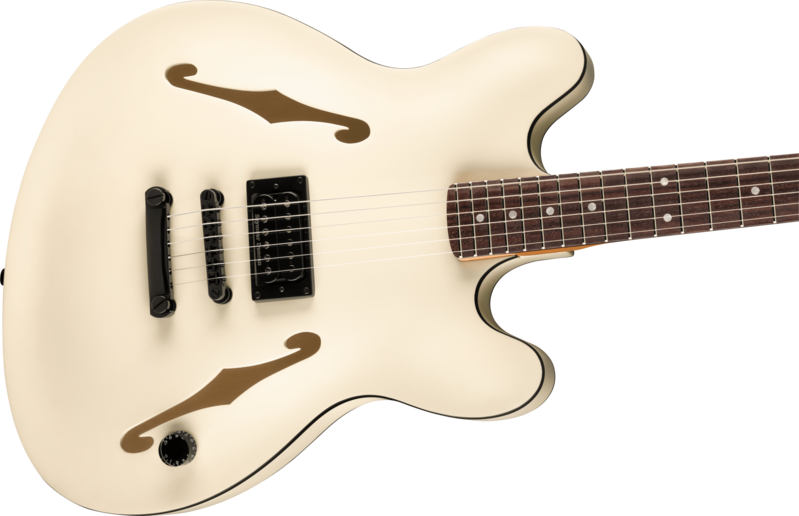 Fender Fender Tom DeLonge Starcaster Satin Olympic White Rosewood Fingerboard